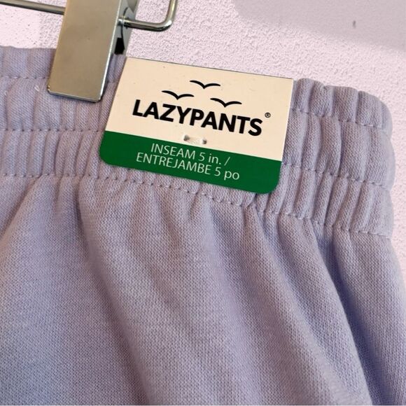 Lazypants lilac purple sweat shorts NWT - Picture 5 of 5